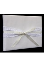 Album with lace ribbon and bow