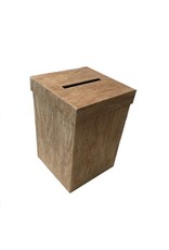 TH191 - Collection box tree bark 20x20cm