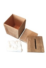 vierkante collecte doos, 2 deksels