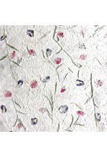 Mulberry papier met een bloemenmix