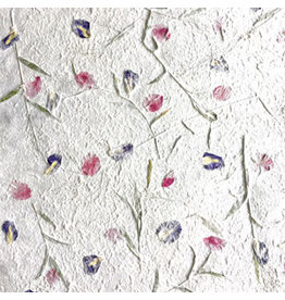 TH826 - Maulbeer-Papier mit Blumenmix