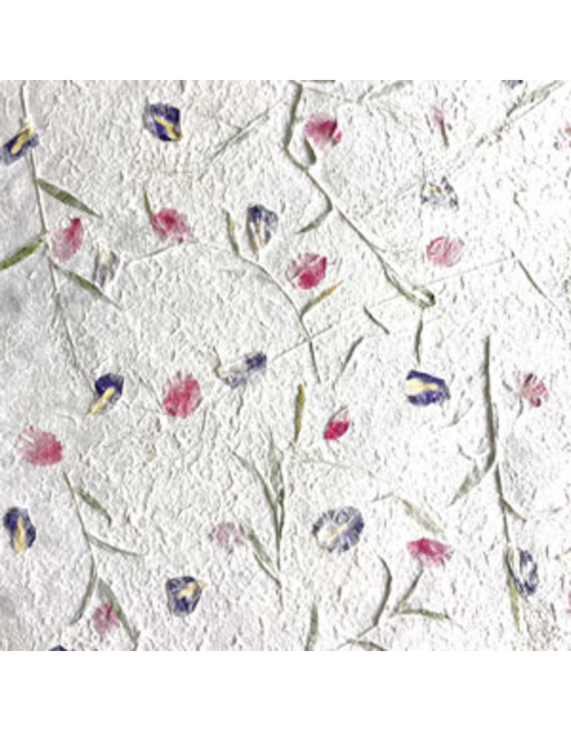 Maulbeerbaumpapier mit Blumenmix