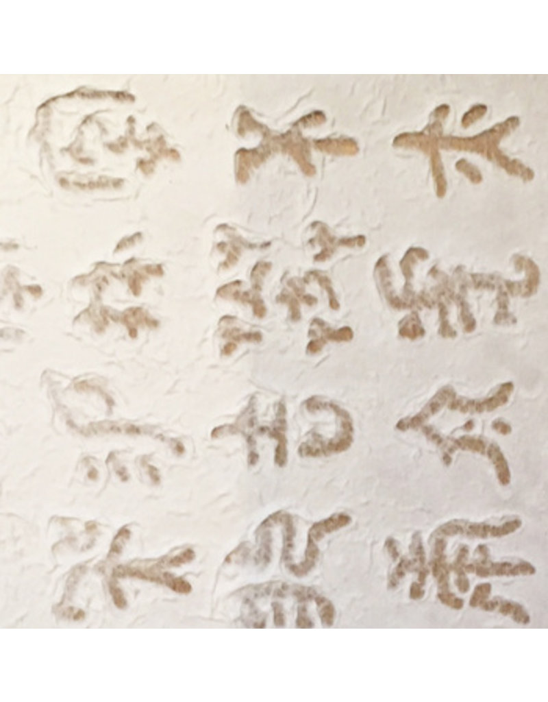 Mulberrypaper with  signs