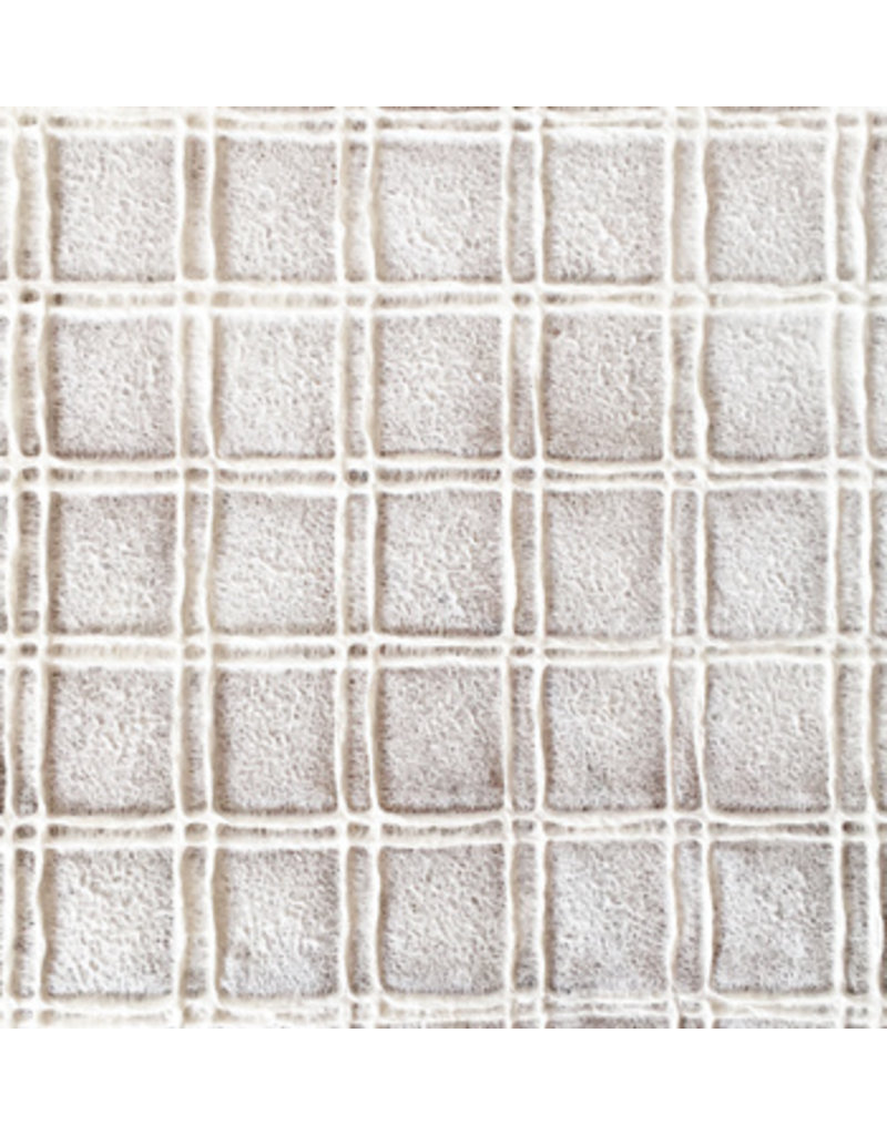 Mulberry paper with embossed check pattern