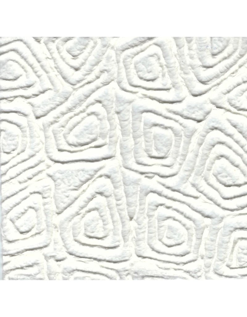 Mulberry paper with embossed graphic pattern