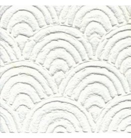 TH909 Mulberry embossed fans