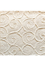 Mulberry paper with embossed curls