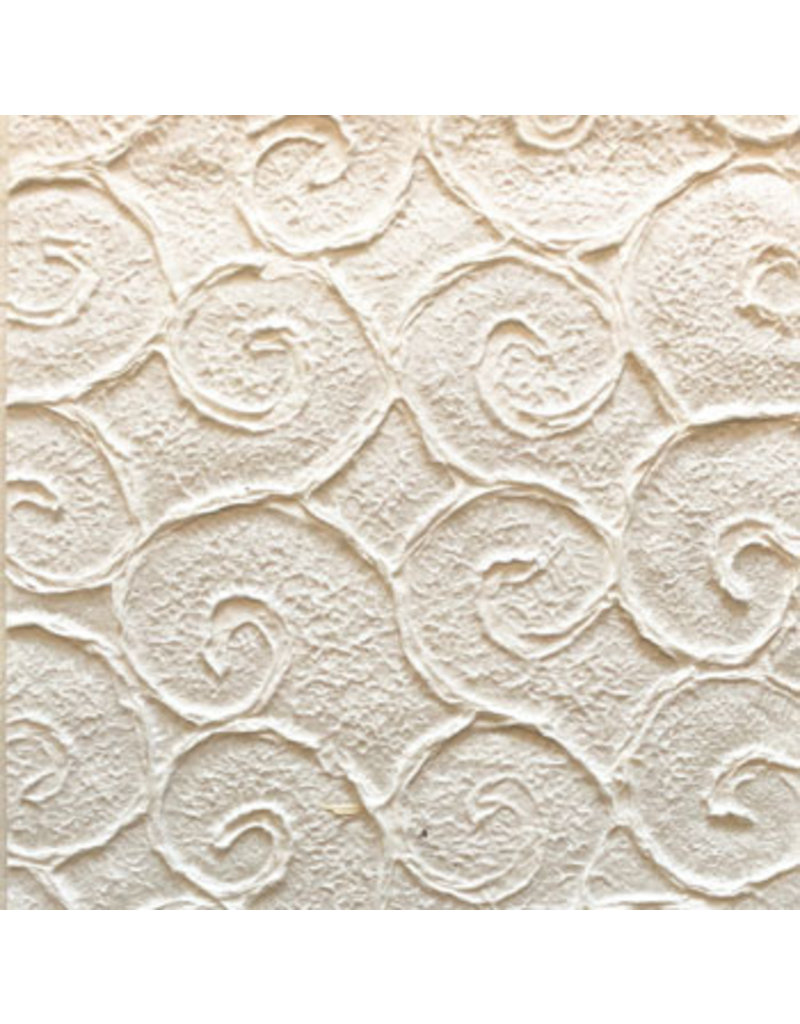 Papier mûrier avec boucles gaufrées