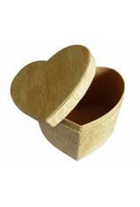Boîte d'écorce d'arbre en forme de cœur