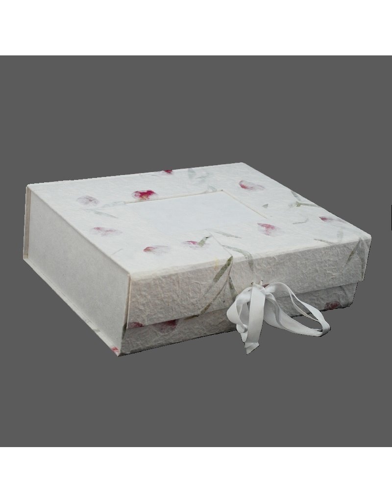 GedenkboxMaulbeerpapier/Blumen