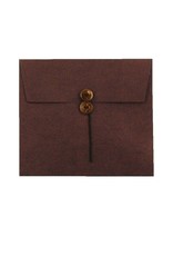 Set of  6 envelopes, buttonclosure