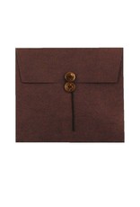 Set van 6 enveloppen, met knoopsluiting