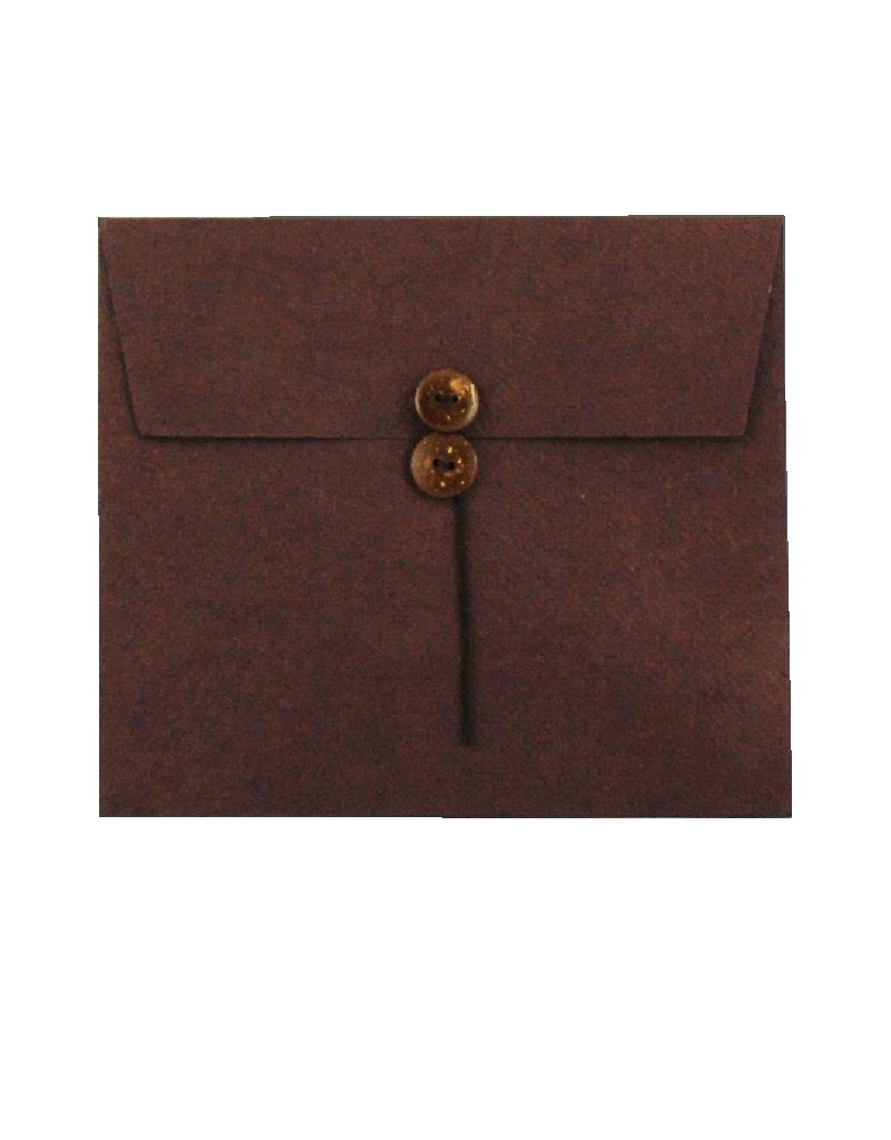 Set van 6 enveloppen, met knoopsluiting