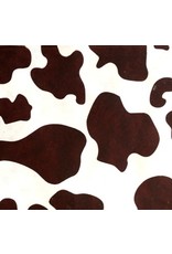 Mulberry paper with cow print.