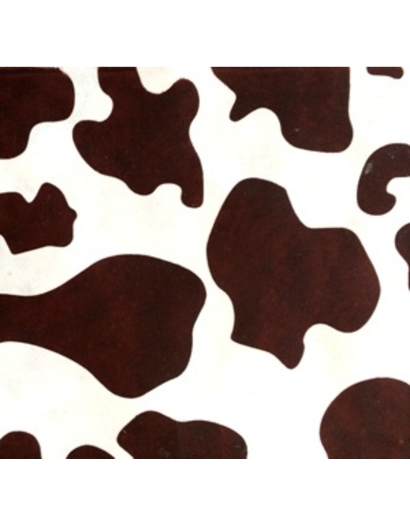 Mulberry paper with cow print.