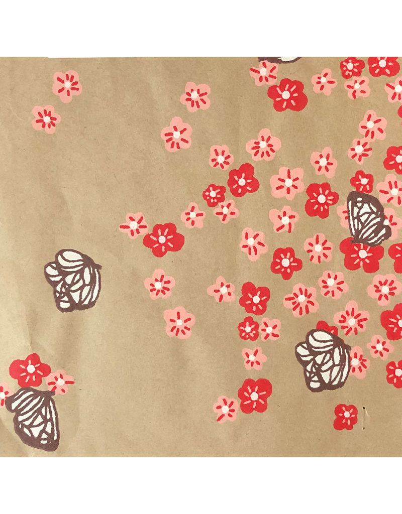 flower/butterfly print