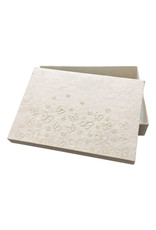 TH285 - Boîte de mémoire avec motif de fleur/feuille