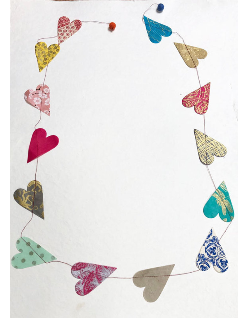 NE512 - Garland made of Lokta paper