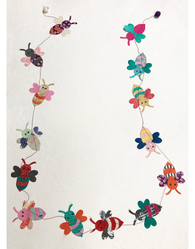 NE512 - Guirlande en papier Lokta