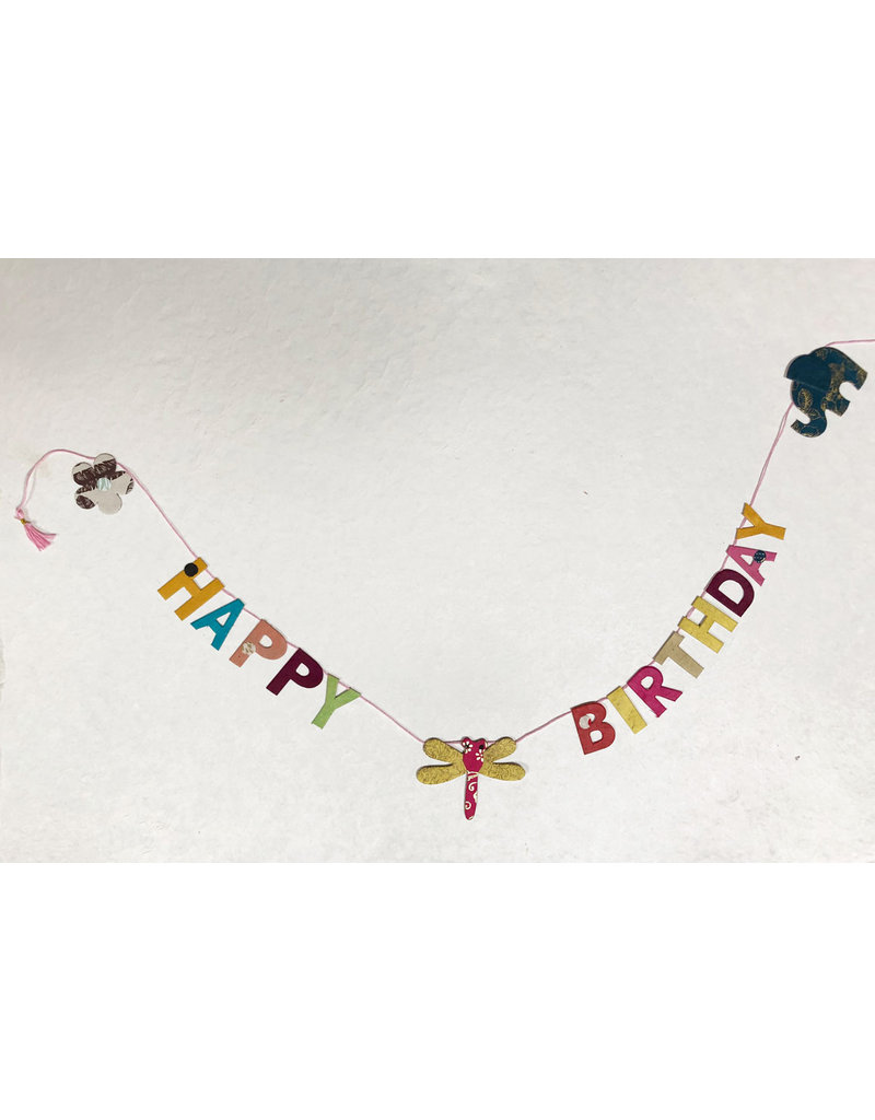 NE512 - Garland made of Lokta paper