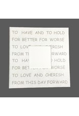 Guestbook wedding vows