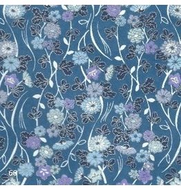 JP110 Japanese paper with flowers,