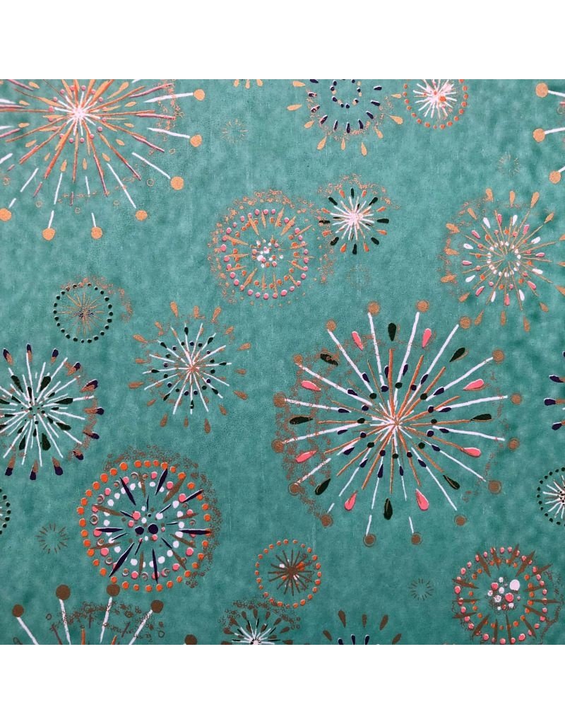 Japans papier met vuurwerkprint