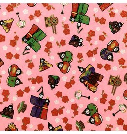 JP150 Papier japonais poupees chanceuses