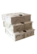 Bewaardoos mulberrypapier met bloemen