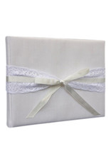 Album with lace ribbon and bow