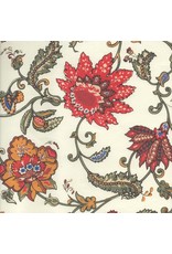 Papier de coton a motif floral