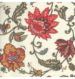 AE206 Baumwollpapier Blumenmuster