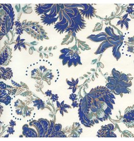 AE207 Papier de coton a motif floral