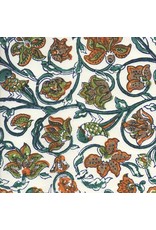 Papier de coton a motif floral