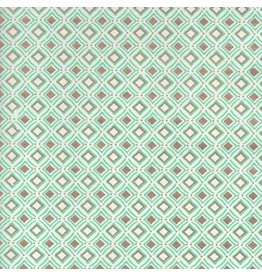 AE211 Cotton paper with square pattern