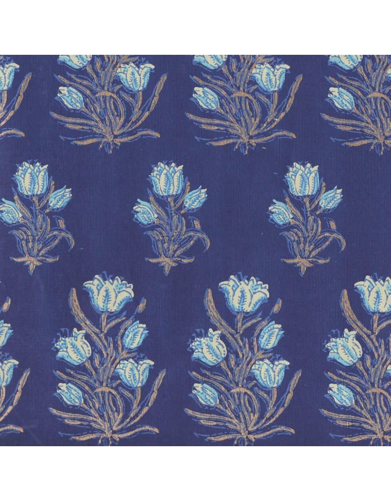 Papier de coton a motif floral
