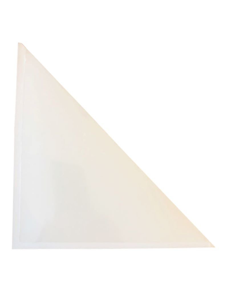 zelfklevende insteekhoes driehoek, 17x17cm, set van 6 stuks
