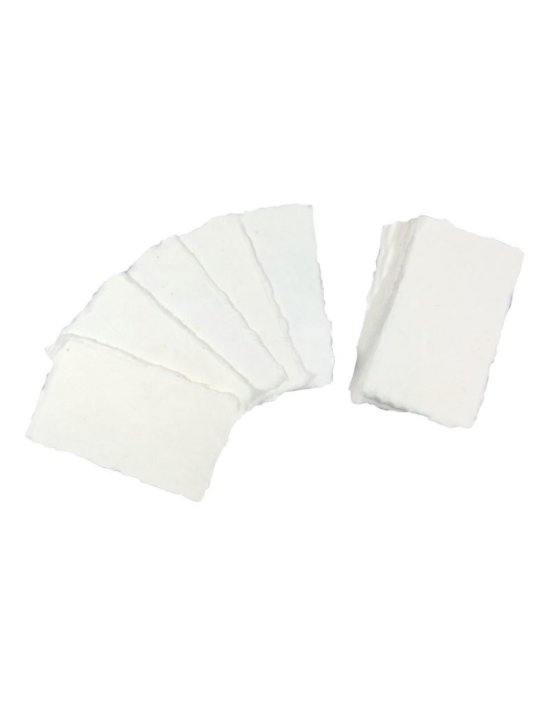 Lot de 50 cartes de papier mulberry 9x5cm