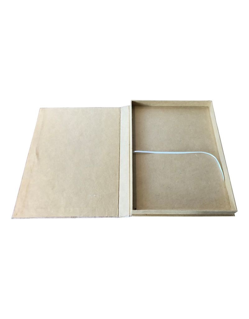 Keepsake box, closure string and button