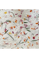 Papier mulberry avec fleurs