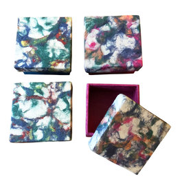 NE425 - Set of 4 lokta paper boxes