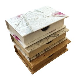 TH193 - Visitenkartenbox aus Maulbeerpapier