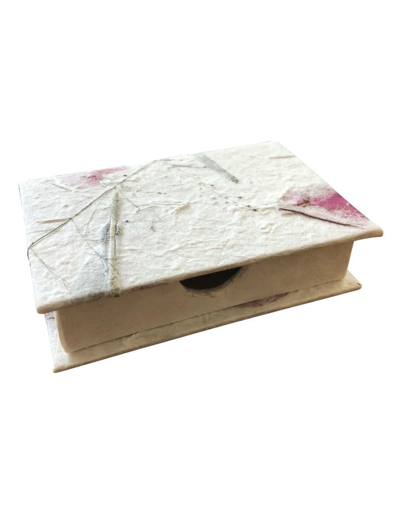 business card box, mulberry paper