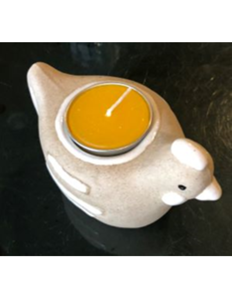 Porcelain animal/candle.