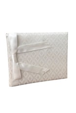 Album with satin cover and bow