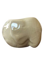 . Large porcelain elephant with tea light
