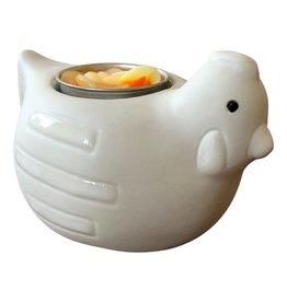 TH044 Porcelain chicken/candle.