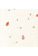 Gampi Papier mit Blumen, 90 Gr.