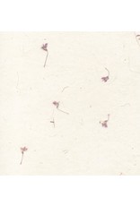 Papier gampi avec des fleurs "aringantes