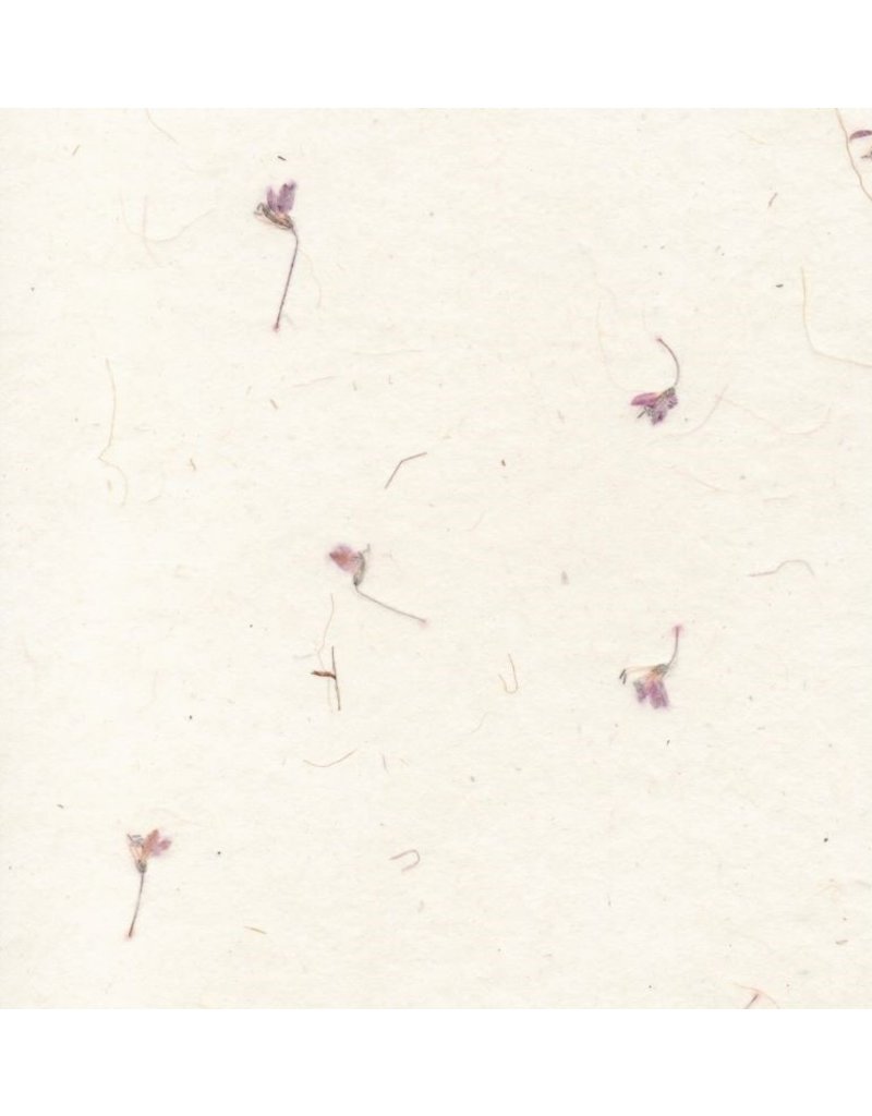 Papier gampi avec des fleurs "aringantes